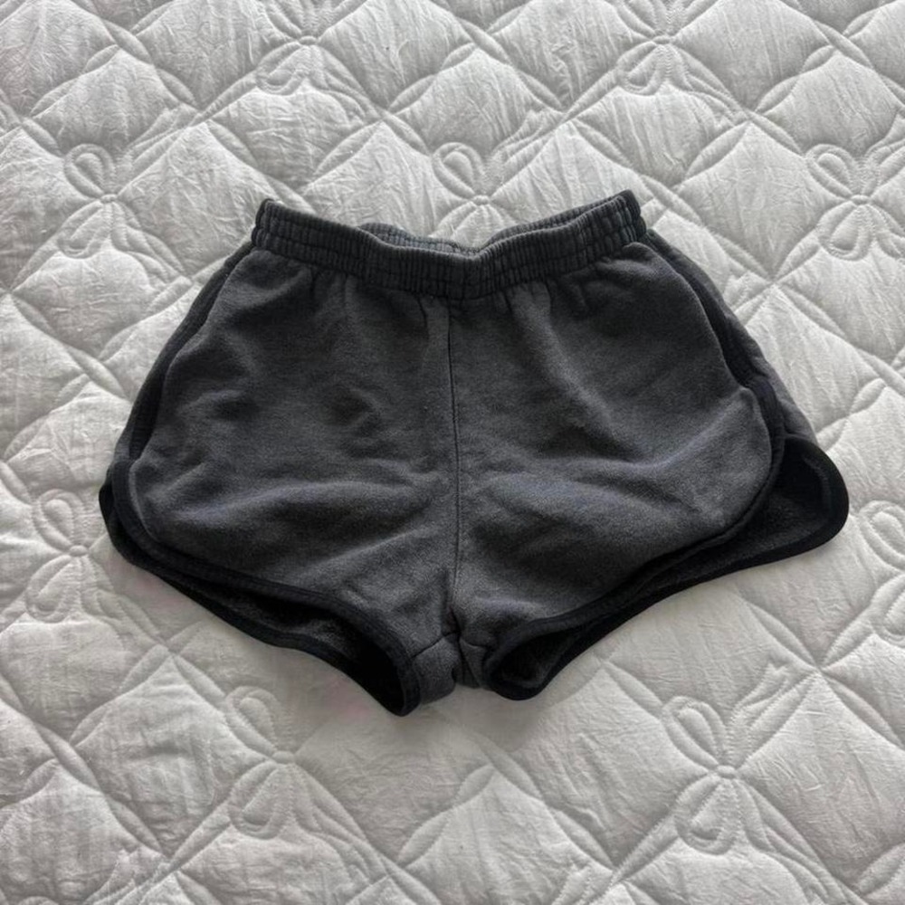 dark grey sweat shorts brandy Melville